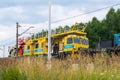 Repair train in Dzialoszyn