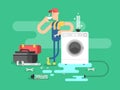 Repair of washing machines