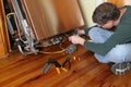Repairing a broken dishwasher appliance