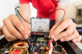 REPAIRING ELECTRONICS WITH TEST EQUIPMENT