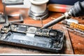 Repairing mobile phone