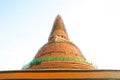 The repairing of one of most famous Yellow pagoda