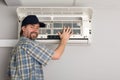 Repairman air conditioner