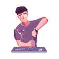 Repairman Flat Icon