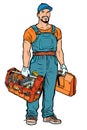 Repairman handyman service professional