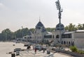 Repairs in ice rink and boating lake in Budapest, Hungary