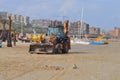 Sunbathing JCB Earthmoving Digger