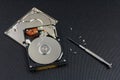 Reparing a harddisk Royalty Free Stock Photo