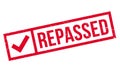 Repassed rubber stamp