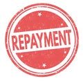 Repayment sign or stamp