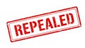Repealed stamp Royalty Free Stock Photo