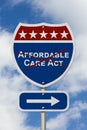 Repealing and replacing Affordable Care Act healthcare insurance Royalty Free Stock Photo