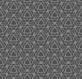 Repeat Creative Vector Continuous, Backdrop Texture. Repetitive Black Graphic Polygon Print Pattern. Continuous Retro Hexagon,