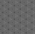 Repeat Fashion Vector Triangular, Lattice Pattern. Repetitive Ornate Graphic Web Texture Texture. Seamless Wave Symmetrical,