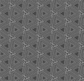Repeat Fashion Vector Triangular, Lattice Pattern. Repetitive Ornate Graphic Web Texture Texture. Seamless Wave Symmetrical,