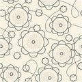 Repeat floral sample Royalty Free Stock Photo