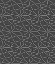 Repeat Modern Graphic Polygon Texture Pattern. Repetitive Monochrome Vector, Cell Array Texture. Continuous Vintage Web, Art