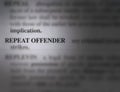 repeat offender Royalty Free Stock Photo