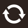 Repeat sign, reload icon, refresh, loading, reset vector symbol