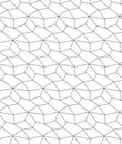Repeat Simple Graphic Rhombus Lattice Texture. Seamless Vintage Vector, Triangular Decor Pattern. Continuous Ramadan Continuous,