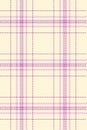Repeat vector pattern background, crossed texture check tartan. Nice seamless plaid fabric textile in cornsilk and light colors Royalty Free Stock Photo
