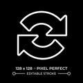 Repeat white linear icon for dark theme