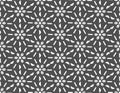 Repeat White Vector Thirties Art Pattern. Repetitive Black Graphic Plexus Texture Texture. Continuous Modern Luxury Swatch