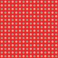 Repeatable circles, dots pattern. Colorful / multicolor texture