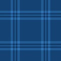 Repeatable patterns tartan pattern textile, flow fabric vector seamless. Primary background check plaid texture in blue and cyan