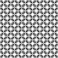 Repeated background pattern black and white Royalty Free Stock Photo