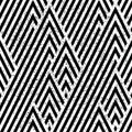 2984 Repeated black and white pattern, modern stylish image. Royalty Free Stock Photo
