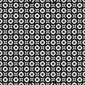 Repeated black and white pattern vector file Royalty Free Stock Photo