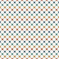 Repeated bright squares abstract background. Minimalist seamless pattern with geometric ornament. Checkered wallpaper.