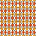 Repeated diamonds and lines background. African style ethnic wallpaper. Seamless pattern with rhombuses ornament.