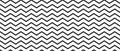 Repeated horizontal zigzag lines. Background with black and white jagged pattern. Parallel serrated stripes texture Royalty Free Stock Photo