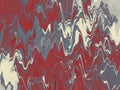 RED Fluid painting abstract art pattern series