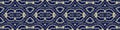 Repeated Nautical Tie Dye Cloth Print. Navy Paint