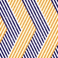 3178 Repeated orange and blue pattern, modern stylish image. Royalty Free Stock Photo