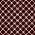 Repeated outline octagons and squares abstract background. Minimalist seamless surface pattern with geometric ornament.