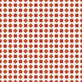 Repeated red diamonds background. Geometric motif. Seamless surface pattern design with warm colors square ornament.