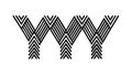 Repeating Chevron Pattern Abstract Geometric Zigzag Lines Design Element, vector design Generative AI Royalty Free Stock Photo