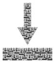 Move Bottom Recursion Collage of Itself Icons