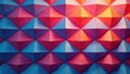 Repeating equilateral triangles forming a tessellation, tile, art, fabric Royalty Free Stock Photo