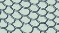 Repeating Fish Scale Pattern. Elegant Marine Texture Background. vector design Generative AI Royalty Free Stock Photo