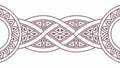Repeating Geometric Celtic Knot Pattern, Seamless Design, vector design Generative AI Royalty Free Stock Photo