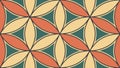 Repeating Geometric Pattern Vector Background, Retro Abstract Design, vector design Generative AI Royalty Free Stock Photo