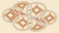Repeating geometric tile pattern abstract background design element vector design Generative AI Royalty Free Stock Photo