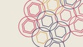 Repeating Hexagonal Geometric Pattern, Modern Tessellation, Abstract Background, vector design Generative AI Royalty Free Stock Photo