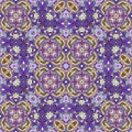 Repeating lilac ornamental background