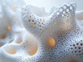 Repeating microscopic designs inspired by crystalline formations, showcasing intricate fractal patterns